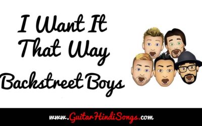 I Want It That Way | Back Street Boys | Guitar | Tabs